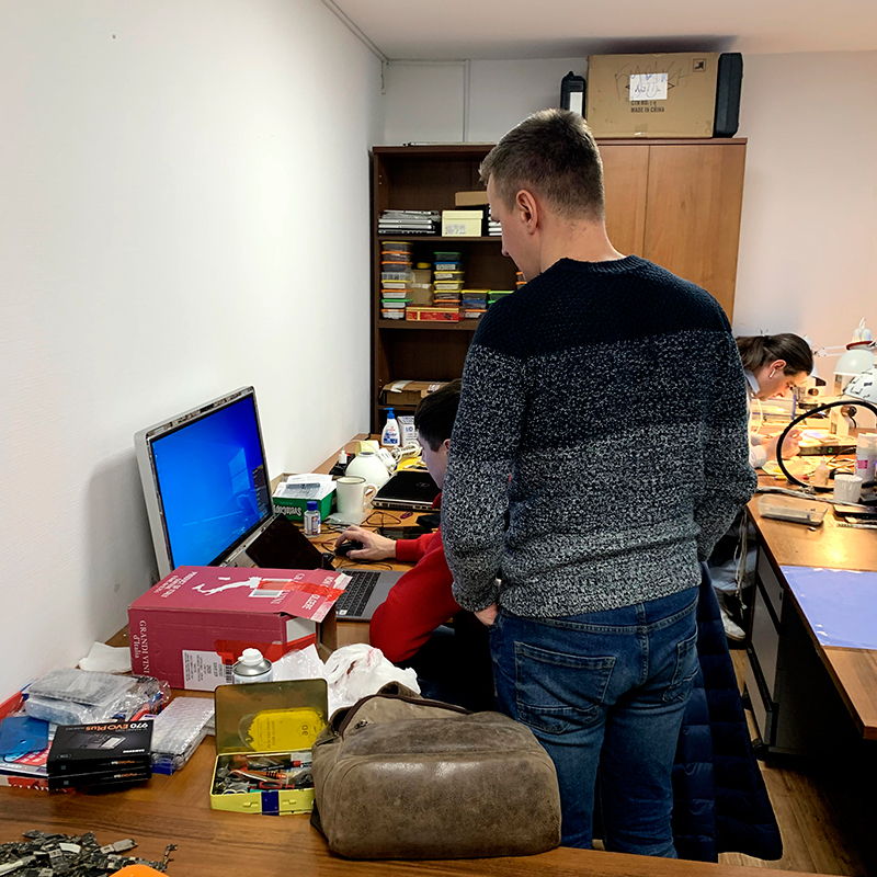 рабочий процесс в сервисе